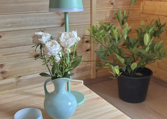 Bionestlein Gartenhaus Mit Biosauna אתר קמפינג לופינגן