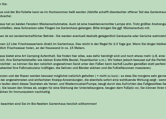 Bionestlein Gartenhaus Mit Biosauna אתר קמפינג לופינגן